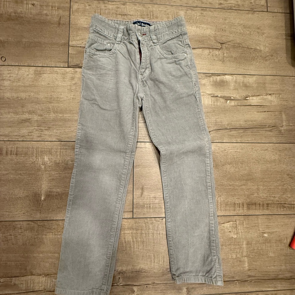 Mini Boden Corduroy Gray Kids Casual Bottoms